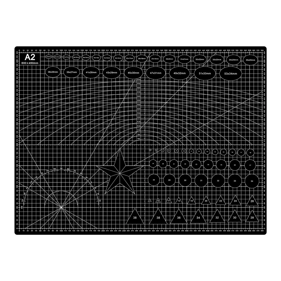 Matras Pemotongan Penyembuhan Diri Hitam